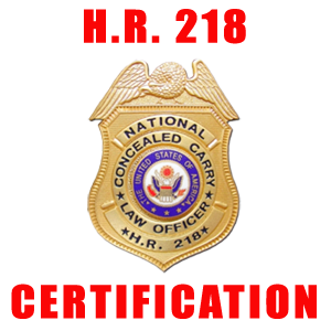 H.R. 218: Law Enforcement Officers Safety Act.